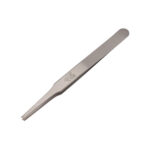 Pinzetta inox lunga punta obliqua