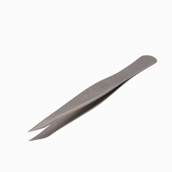 Pinzetta inox punta fine obliqua - immagine 1