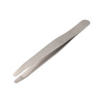 Pinzetta inox punta tonda