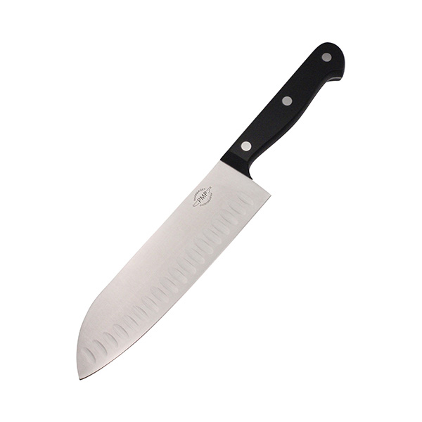 Coltello cucina Santoku manico POM - immagine 1